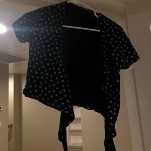 Wrap tie blouse BRANDY MELVILLE